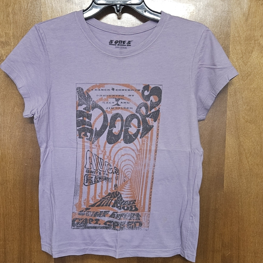 Lilac Graphic Tee - The Doors